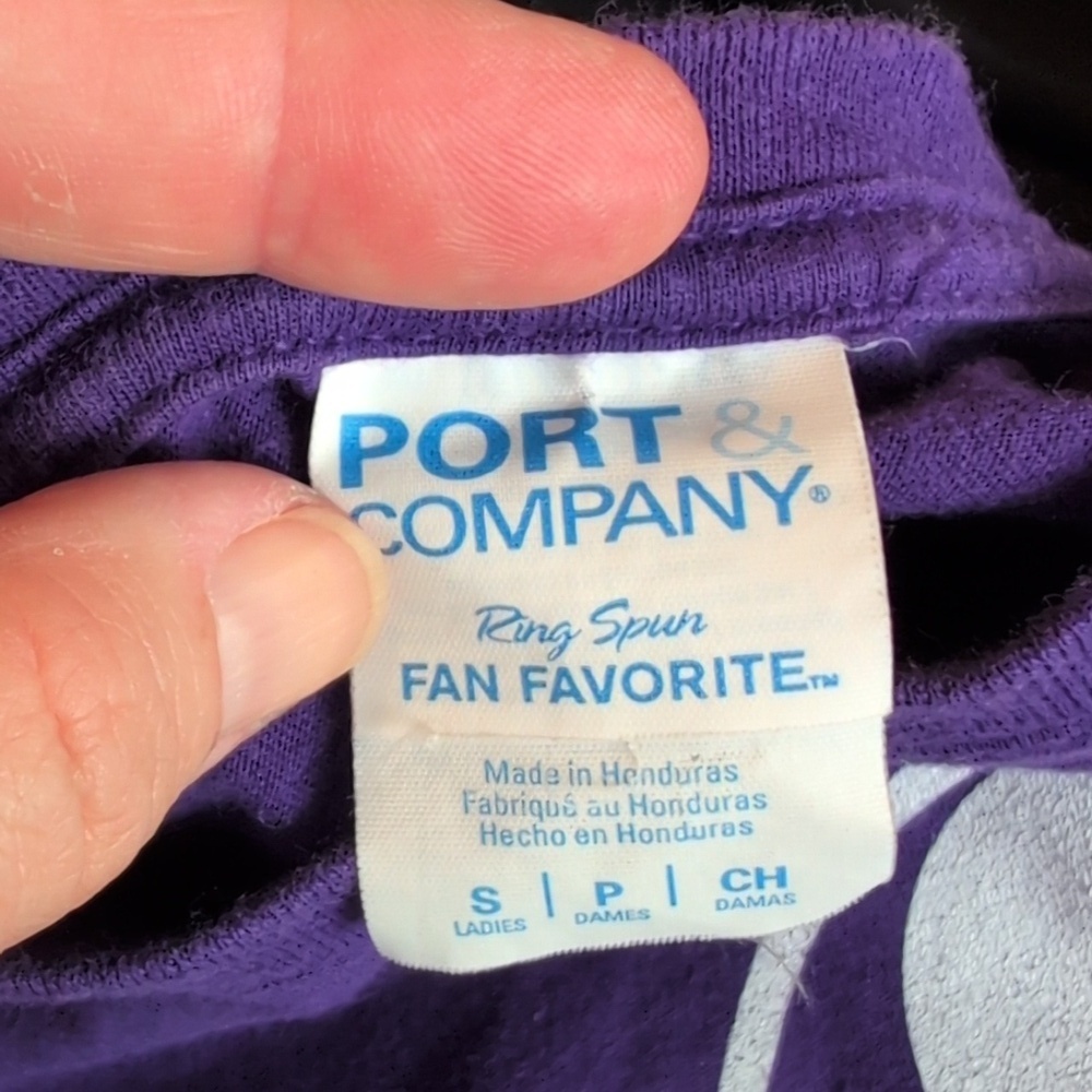 Yin-Yang Symbol Purple Short Sleeve Tee Size Small - Picture 4 of 4